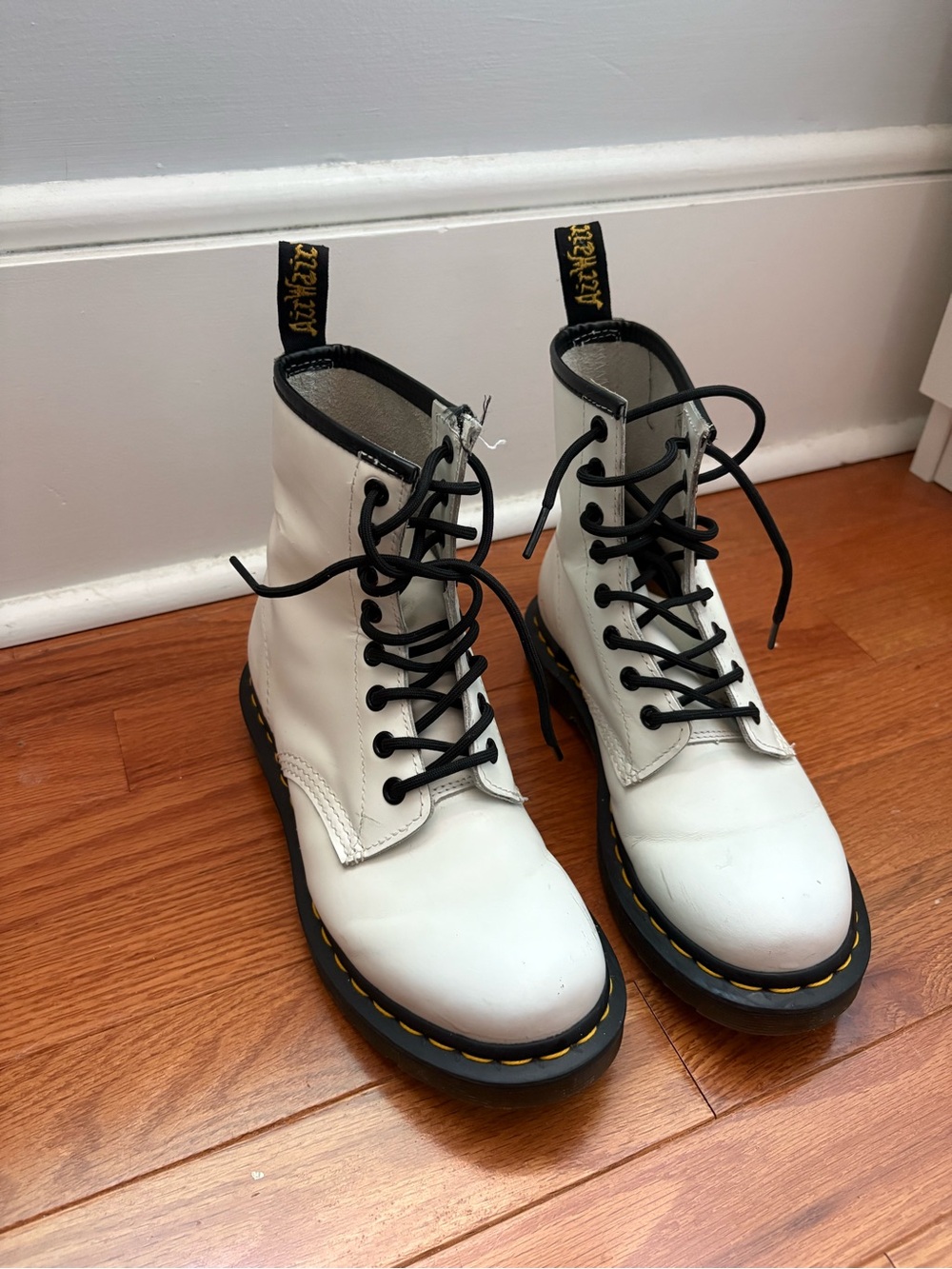 White Dr Martens